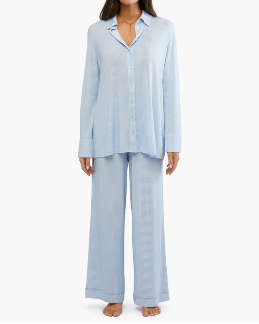 Blue Stripe Sleep Pants