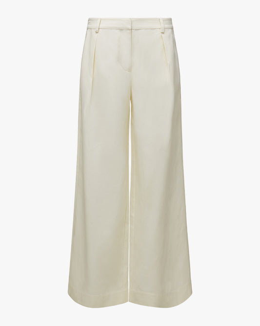 Low Rise Ecru Trousers