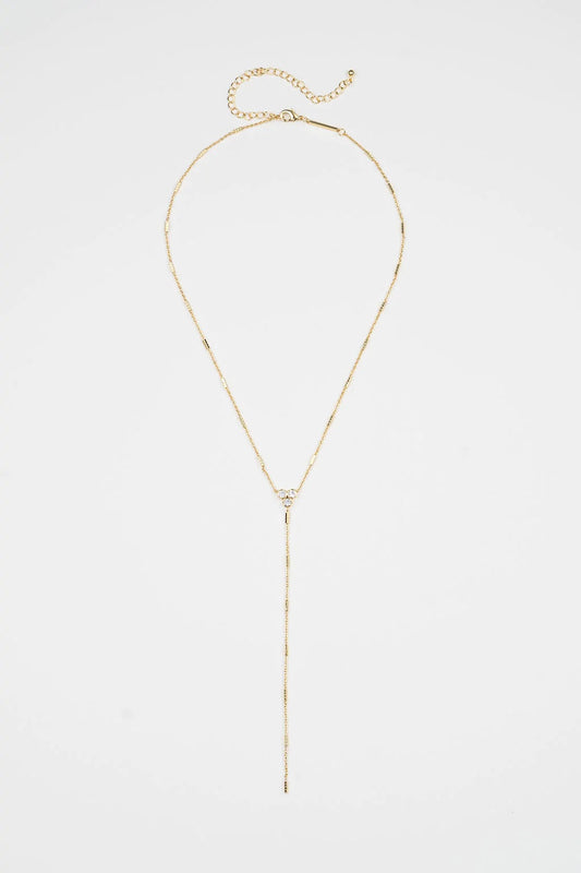 Shiny Lariat Necklace