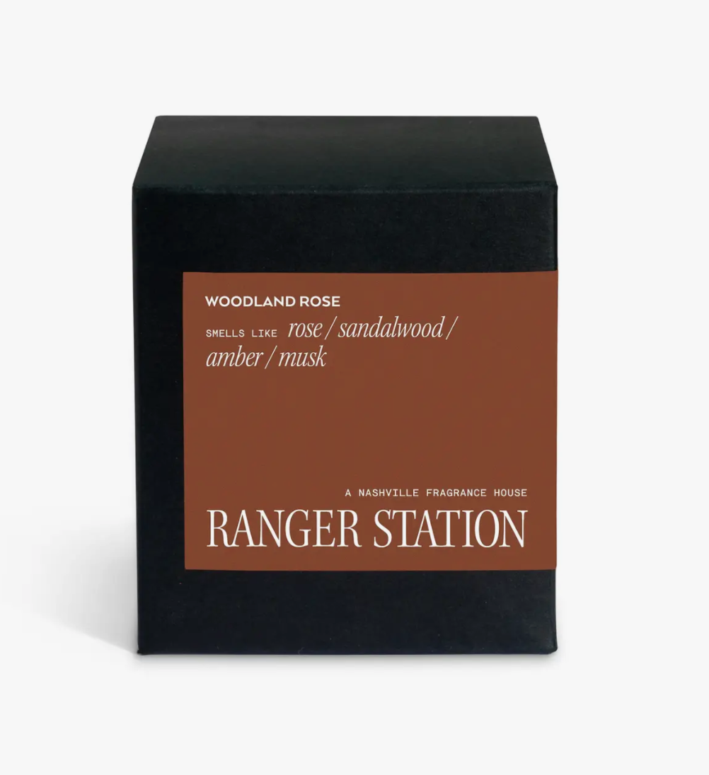 Ranger Station Woodland Rose Candle