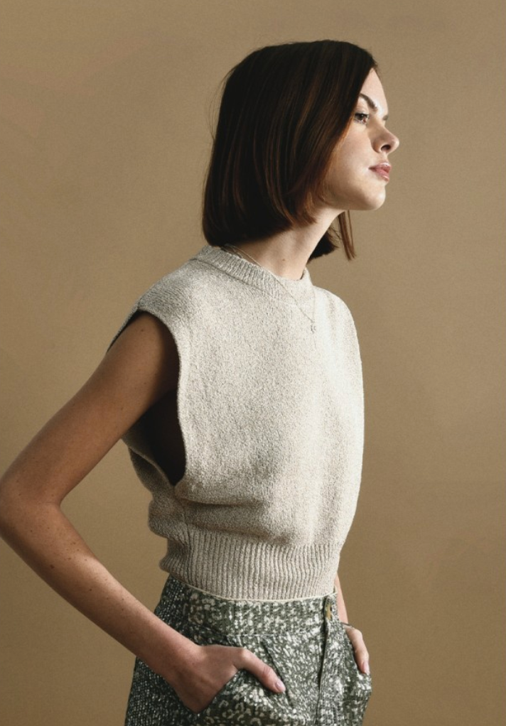 Ribbed Cropped Sweater