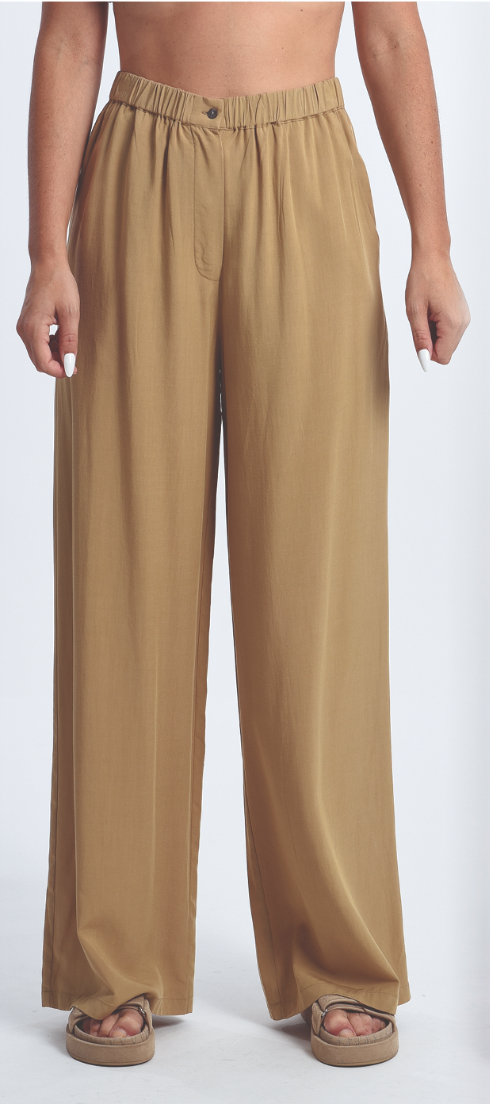 Beige Flare Pant